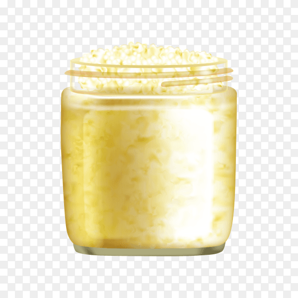 Gold scrub for body on transparent background PNG