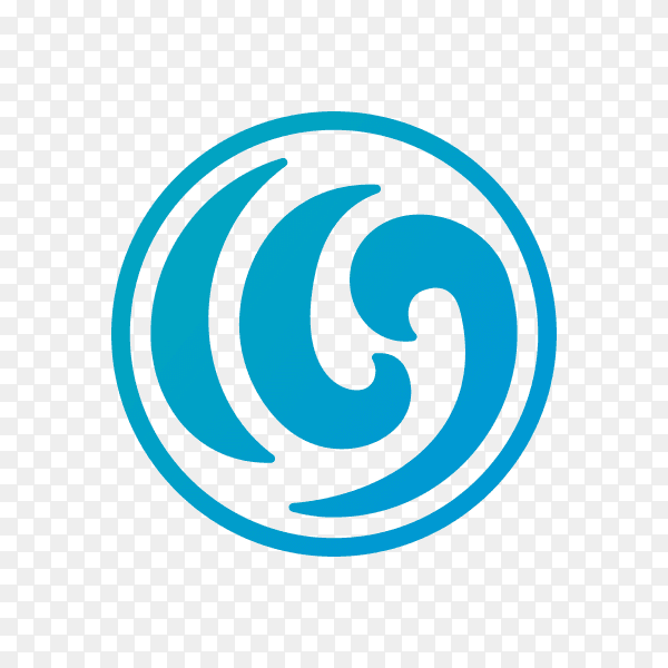 Illustration of logo design template on transparent background PNG