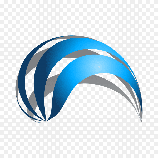 Logo design illustration on transparent background PNG