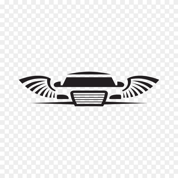 Original concept super car isolated on transparent PNG