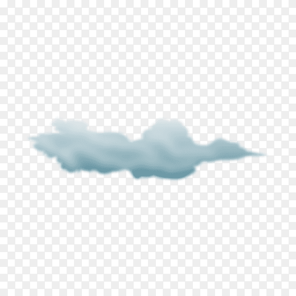 Storm cloud isolated on transparent background PNG