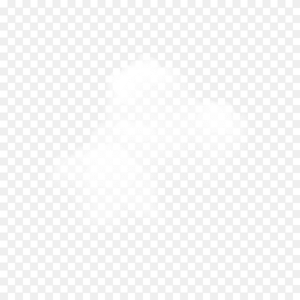 White cloud isolated on transparent background PNG