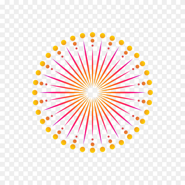 firework to happy celebration event on transparent background PNG