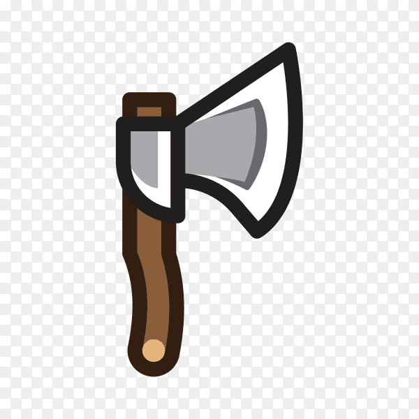Axe for creating video game Clipart PNG