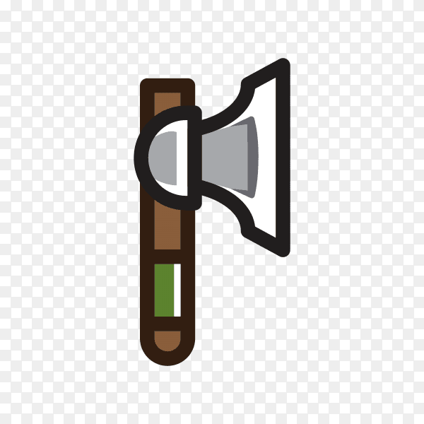 Axe for creating video game hand drawn Clipart PNG