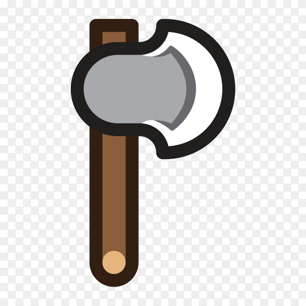 Axe for creating video game illustration Clipart PNG