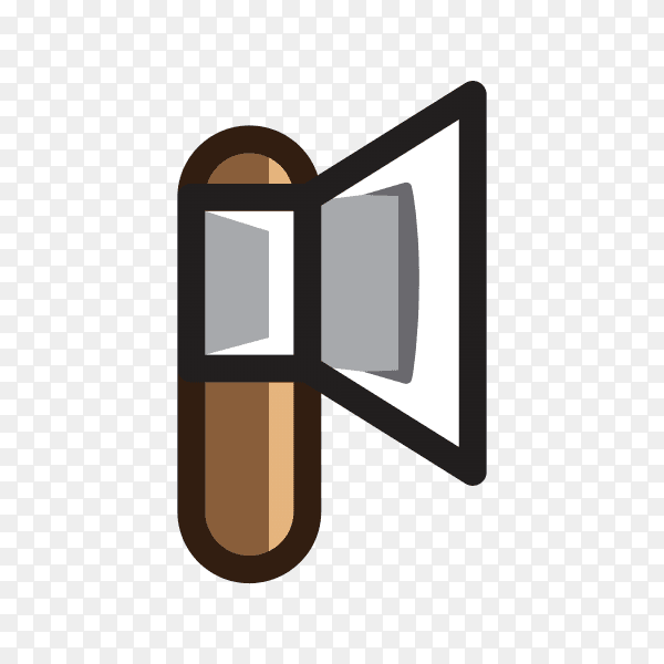 Axe for creating video game on transparent PNG