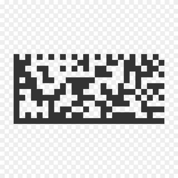 Barcode And Qr Code Sticker premium vector PNG