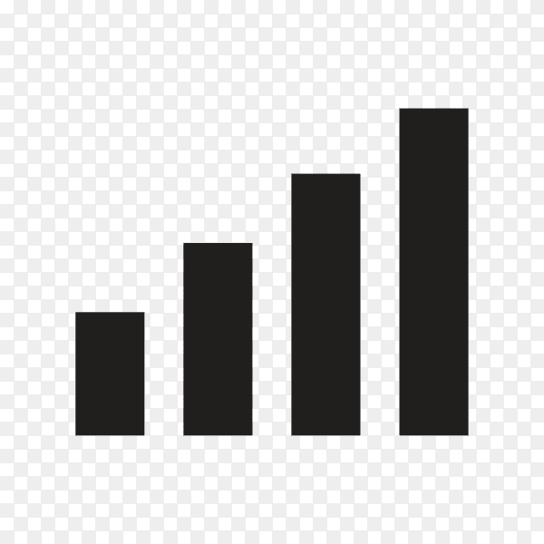 Black wireless icon on transparent background PNG