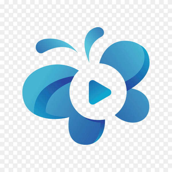 Butterfly logo template premium vector PNG