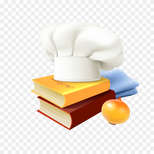 Chef and cooking concept on transparent background PNG