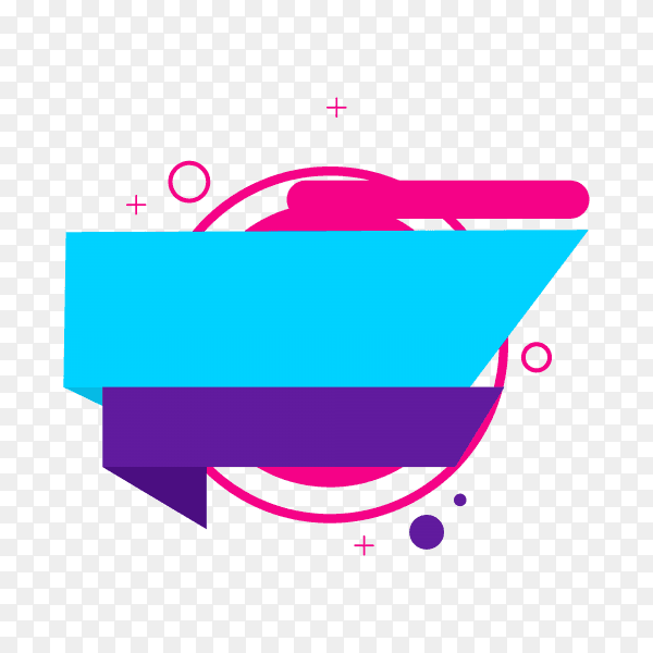 Colorful sale banner style on transparent background PNG