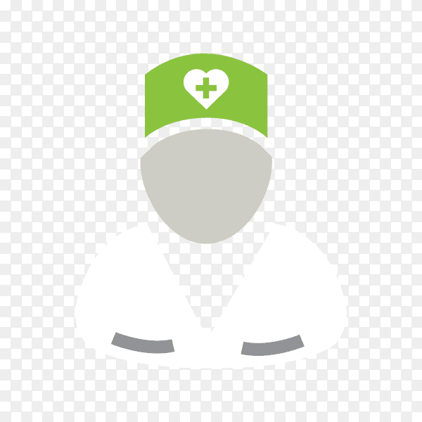 Doctor icon on transparent background PNG
