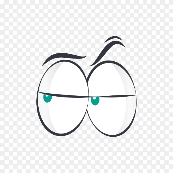 Expressive eyes character face expressions premium vector PNG