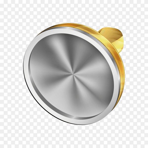 Golden Stamp on transparent background PNG
