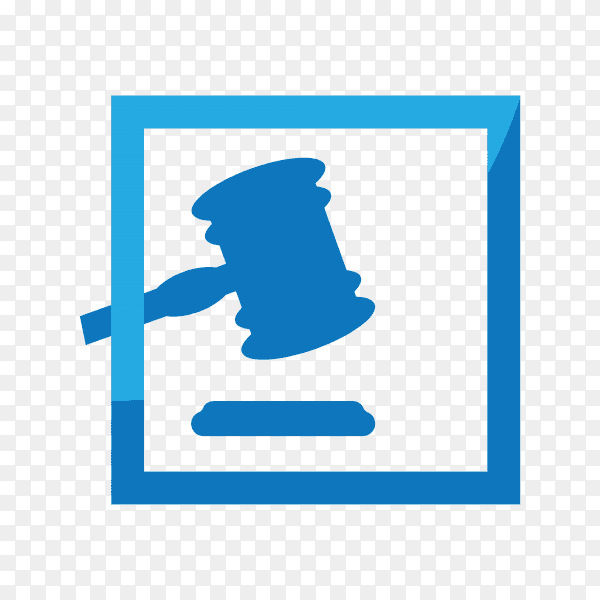 Hand drawn Law firm logo icon design. lawyer logo design on transparent background PNG