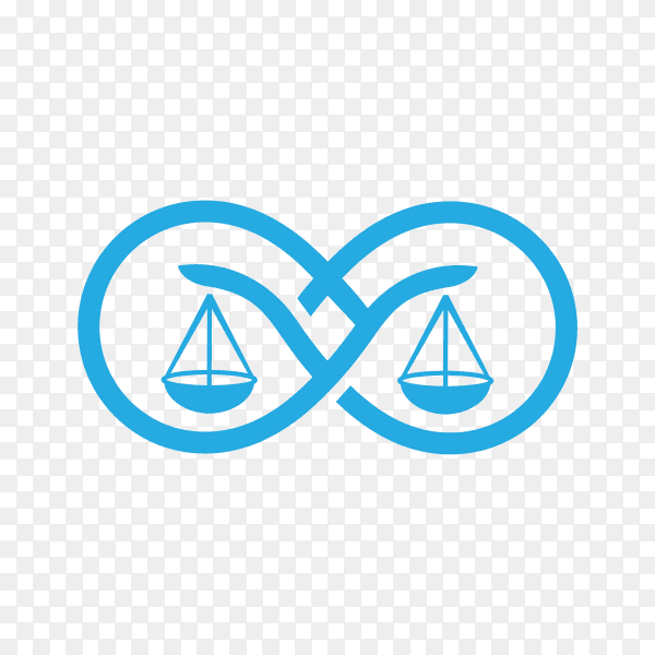Illustration of Law firm logo icon design. lawyer logo design on transparent background PNG