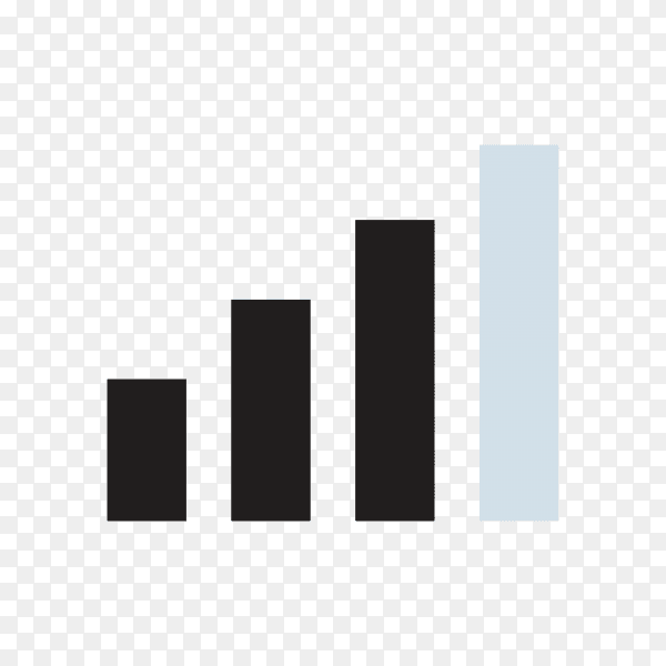 Illustration of black wireless icon on transparent background PNG