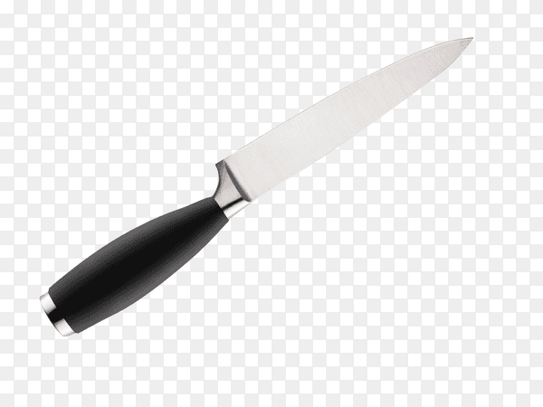 Knife isolated on transparent background PNG