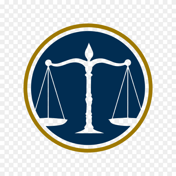 Law Firm Logo on transparent background PNG