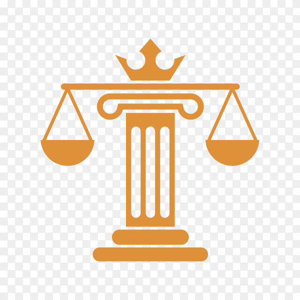 Law and Justice on transparent background PNG