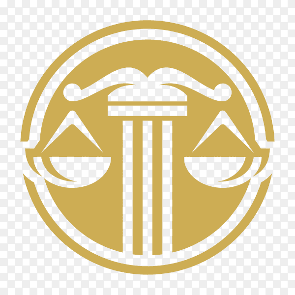 Law icon isolated on transparent background PNG