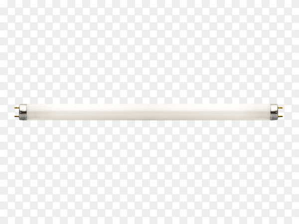 Old tubular lamp light isolated on transparent background PNG