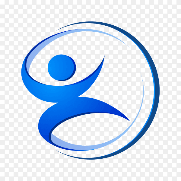 People care logo premium vector PNG