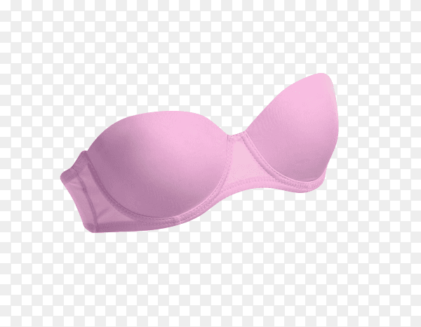Pink Bra isolated on transparent background PNG