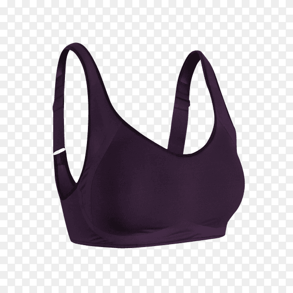 Purple bra isolated on transparent background PNG