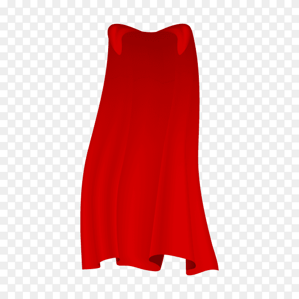 Red Cloak on transparent background PNG