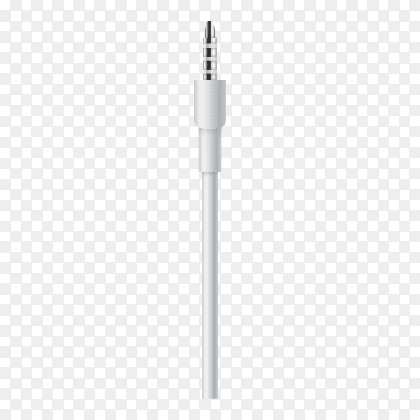 Smartphone charger cable Isolated on transparent background PNG