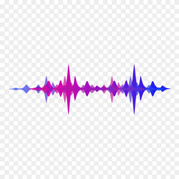Abstract flowing wavy lines. Colorful dynamic wave premium vector PNG