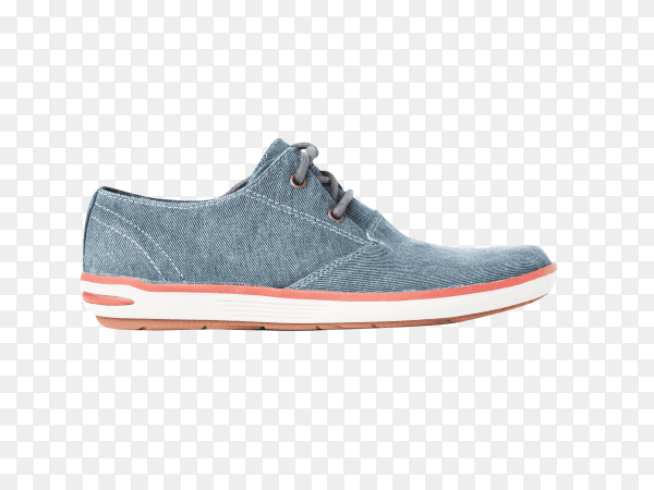 Casual fabric shoes isolated on transparent background PNG