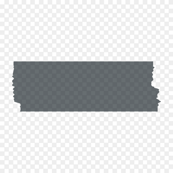 Duct adhesive tape black realistic isolated premium vector PNG