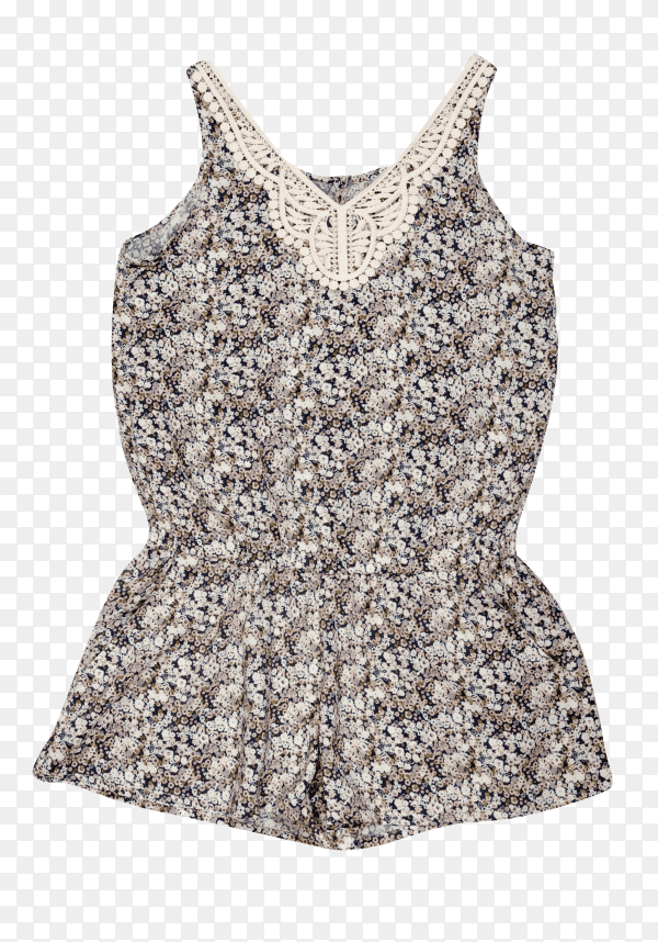 Easy summer women's clothing on transparent background PNG