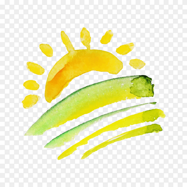 Logo design template illustration on transparent background PNG