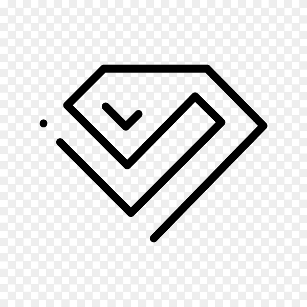 Logo design template on transparent background PNG