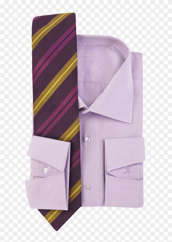 Mans shirt on transparent PNG