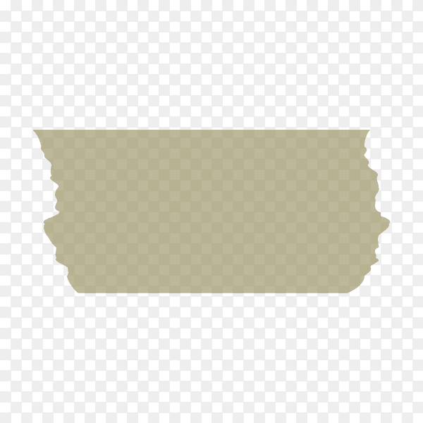 Realistic adhesive tape on transparent background PNG