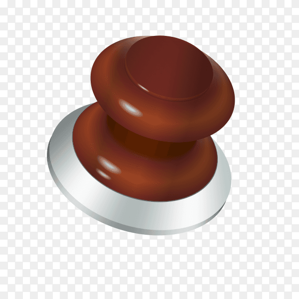 Rubber stamp on transparent background PNG