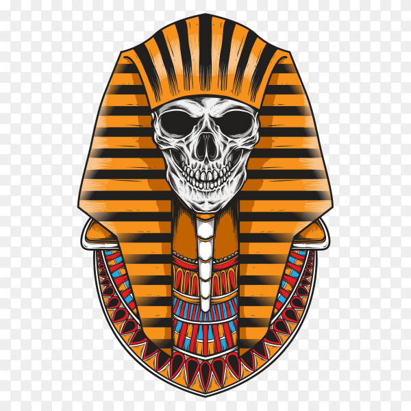 Skull sarcophagus on transparent background PNG