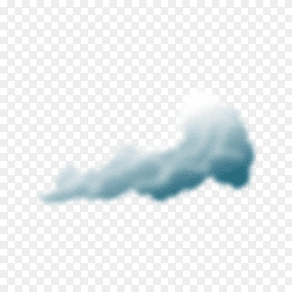 Storm clouds isolated on transparent background PNG