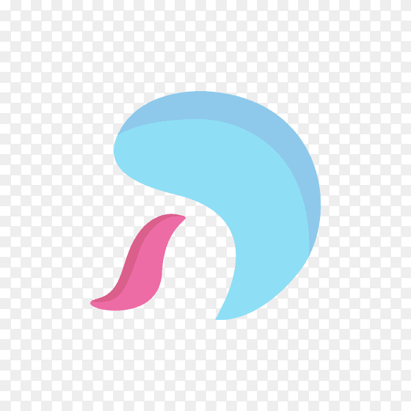 Unicorn kit of cute cartoon unicorn character on transparent PNG