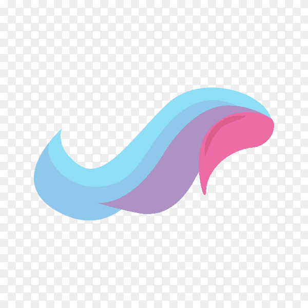 Unicorn kit of cute cartoon unicorn character on transparent background PNG
