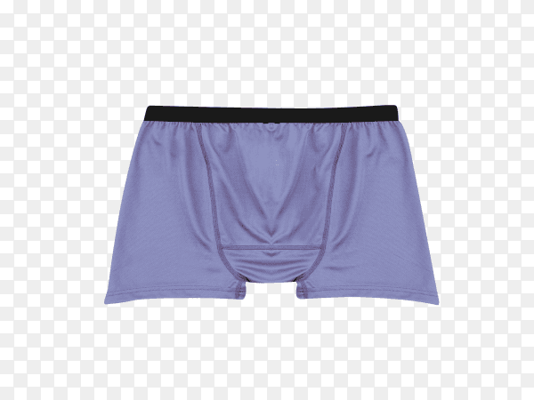 Men underwear isolated on transparent background PNG