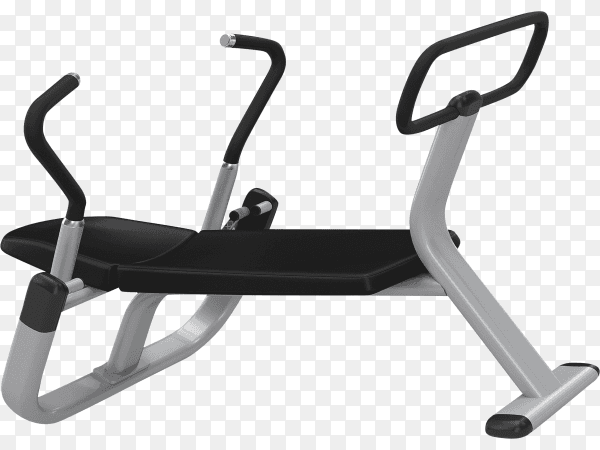 Abdominal Exercise Equipment isolated on transparent background PNG