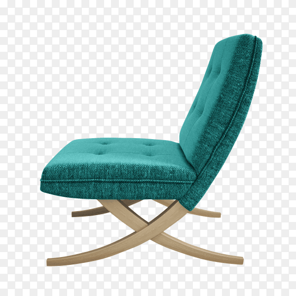 Armchair isolated on transparent PNG