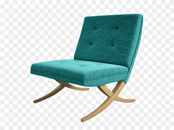 Armchair isolated on transparent background PNG