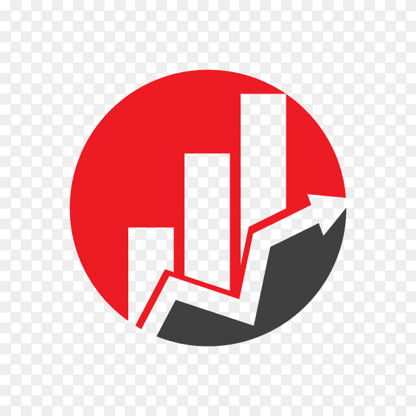 Business Finance logo design template on transparent background PNG